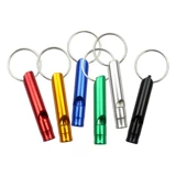 Металлический брелок с ключом, портативный спасательный жилет, свисток