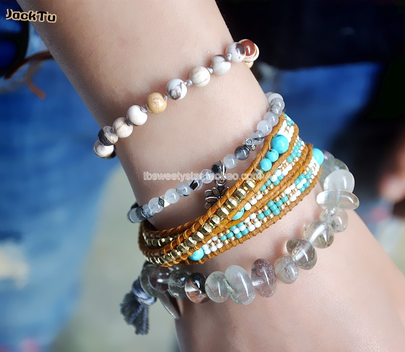 Trường học phụ trợ tóc hoa pha lê vòng hoa đơn cho nam và nữ áp dụng mặt dây chuyền có thể được trao đổi mô hình cặp đôi vòng tay nữ vàng 18k