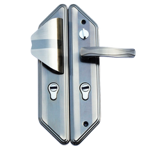 Old-fashioned Panpan anti-theft door handle C-level anti-theft door lock core gear lock core Xiaoshuai handle 14 type super B-level Manshen