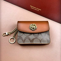 Кожаная универсальная портативная ключница подходит для мужчин и женщин, кошелек, картхолдер, дистанционное управление