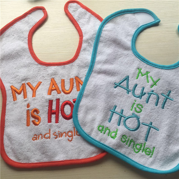 Foreign trade original single factory direct sale baby cotton bib meal bib saliva towel defective promotion 6 9