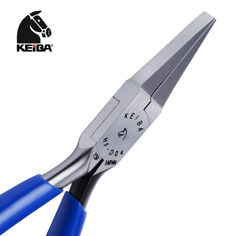 Imported Japanese horse brand toothless flat mouth pliers HF-D04 miniature toothless flat mouth pliers tip tip pliers 5 inches