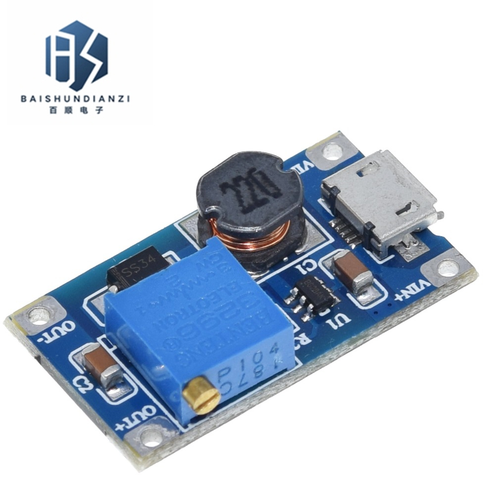 2a booster plate DC-DC booster module Wide pressure input 2 24V L 5 9 12 28V adjustable 2577