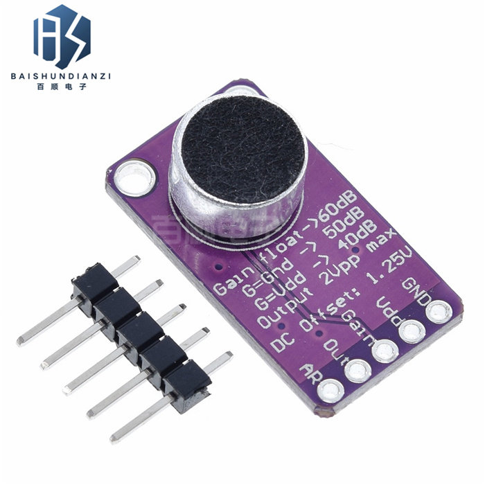 MAX9814 High-Performance Microphone AGC Amplifier Module CMA-4544PF-W