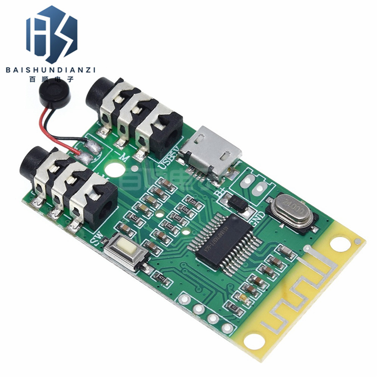 Bluetooth 4 2 Audio Transmitter receiver board MP3 decodes wireless sound card module speaker diy3 5mm