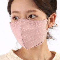 Mask female autumn winter thickened warm-proof and cold-proof three-dimensional cotton cloth breathable dust-proof plastic nose-beam washable face mask
