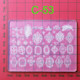 ແບບຈີນ embossed silicone manicure mold butterfly rose flower photo frame 3d ສາມມິຕິລະດັບສະຕິກເກີ flip mold ຕົວແບບທີ່ມີຄວາມໂປ່ງໃສສູງ