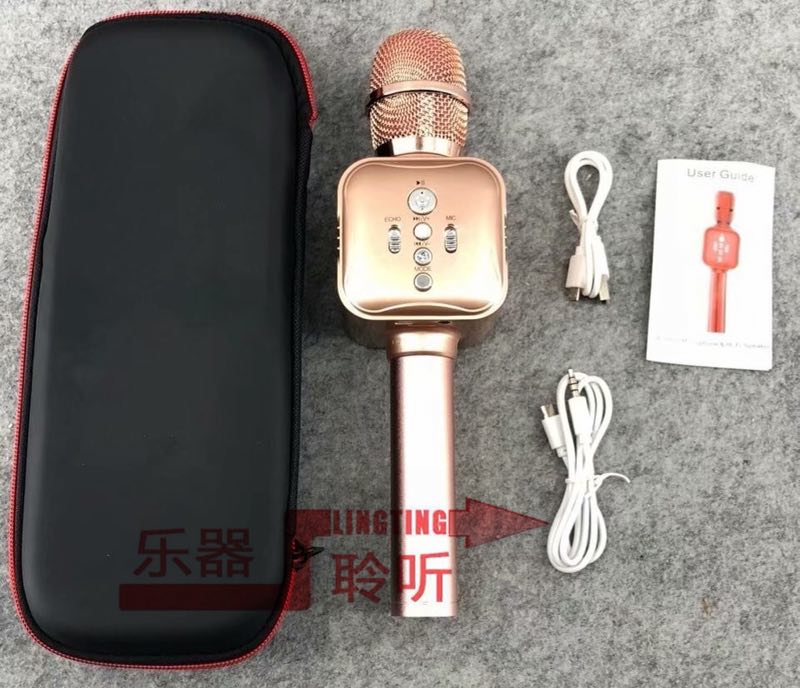 Tekola Takla Generation Wireless Bluetooth Chargeable K Song King Microphone Compatible with a variety of apps