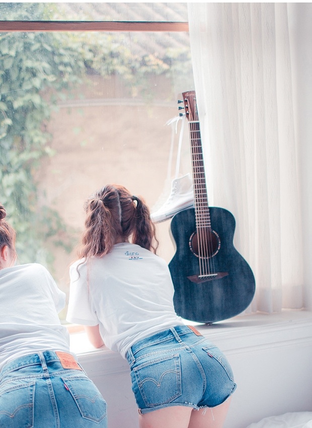 Diana729 series-Mini36 inch guitar màu nhạc dân gian du lịch cô gái trẻ mới bắt đầu nhập - Nhạc cụ phương Tây ocgan