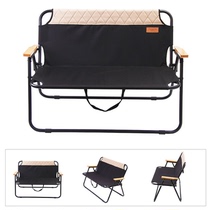 New Camping Casual Backrest Folding Chair Thickened Oxford Cloth Spring Chair Outdoor Slip Road Double Beach Chair