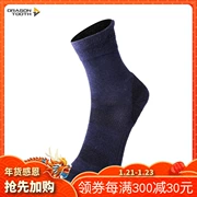 Rồng răng tàng hình bạc ion vật liệu kháng khuẩn mùa xuân và mùa thu mô hình thể thao ngoài trời đơn giản vớ nam vua sắt
