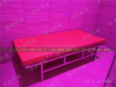 Sauna club Bath bed stainless steel water grinder rub back massage bed hotel sex sauna water bed factory customization
