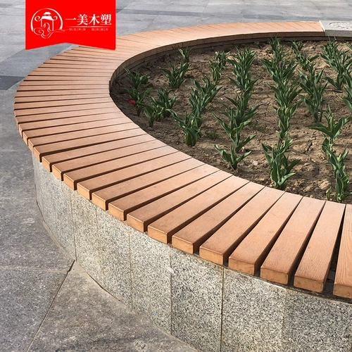 Наружный пластиковый деревянный сплошной сидень