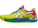 【Spot 39】 Asics Limited Yellow Gel Resolution 8 Женских теннисных обуви
