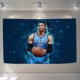 nba sao Valance ins phòng ký túc xá ngủ nền tấm thảm phòng khách trang trí tường che bóng rổ tùy chỉnh - Tapestry