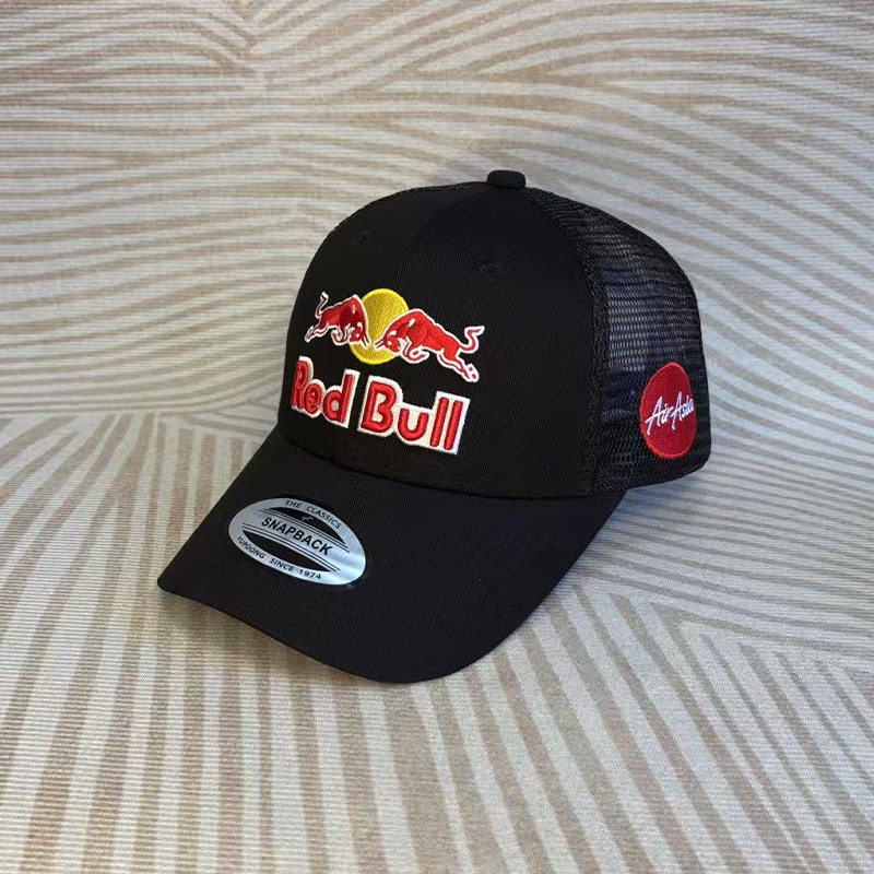 Redbul New L Red Bull Baseball Cap Extreme Sports F1 Racing Cap Outdoor Embroidered Trendy Brand Couple's Peaked Cap Redbul New L Red Bull Baseball Cap Extreme Sports F1 Racing Cap Outdoor Embroidered Trendy Brand Couple's Peaked Cap