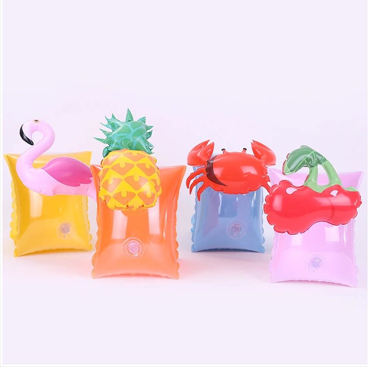 Australian original crab flamingo children swimming ring assisted arm ring double air bag inflatable water sleeve floating baby