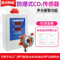 Carbon dioxide alarm RS485 explosion-proof fixed industrial grade CO2 gas concentration detection sensor