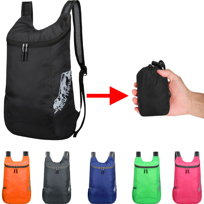 Thin and portable cycling sports mountaineering hiking backpack commuting folding shoulder bag fashion couple skin bag
