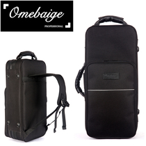  Waterproof and drop-proof portable small musical instrument case hard shell down b-tone small musical instrument bag backpack trolley pulley model