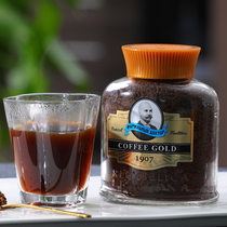 Imported black coffee Russian old professor Italian pure coffee espresso freeze-dried low-fat sugar-free instant fitness refreshing