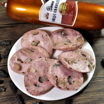 Russian sausage sea ginseng sausage black pepper seaweed Russian pure meat sausage smoked starch-free ready-to-eat cooked specialty