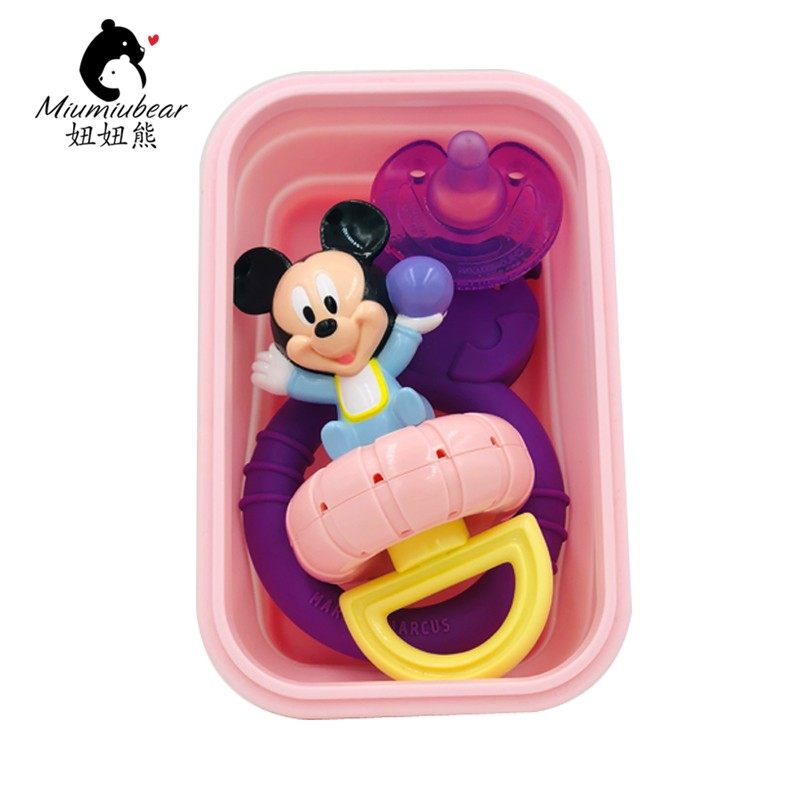 Toothpaste Toy Portable Storage Box Pacifier Storage Box Baby Rattle Storage Storage Box Foldable