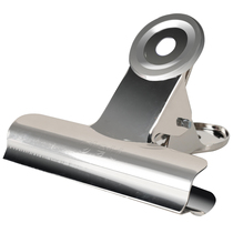 Del round iron ticket clip stainless steel clip clip metal clip office supplies folder folder