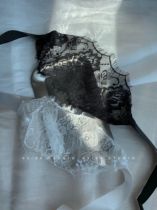03:00 Hazy eye mask pure lust sexy black lace eye mask abstinence veil emotional tone