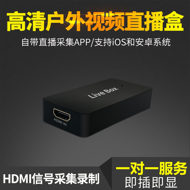 Live streaming collection card outdoor camera HDMI high-definition live encoder 1080P free of drive