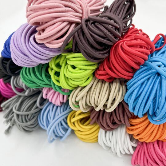 Accessories accessories elastic rope elastic belt belt rope buttonhole buckle diy accessories handmade creative elastic belt 2.5mm