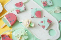 Iced Watermelon Series Cold Handmade Soap Summer Cute Creative Birthday Companion Gift Bath Sweet styling soap
