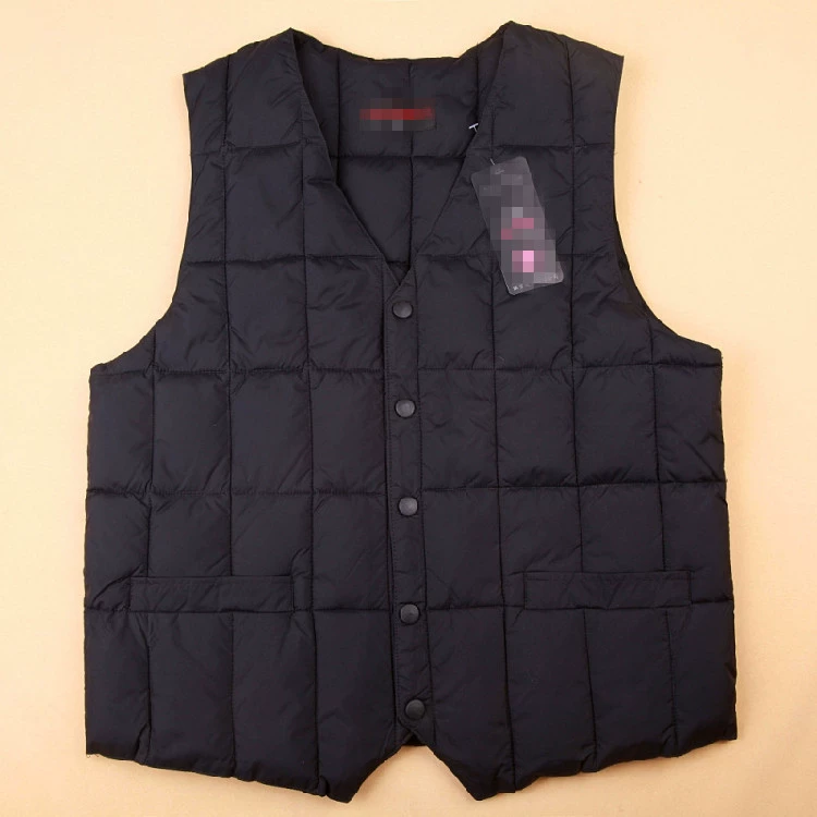 Mùa thu và mùa đông xuống áo vest nam nam trung và già bông áo vest vai cha không tay áo vest cotton