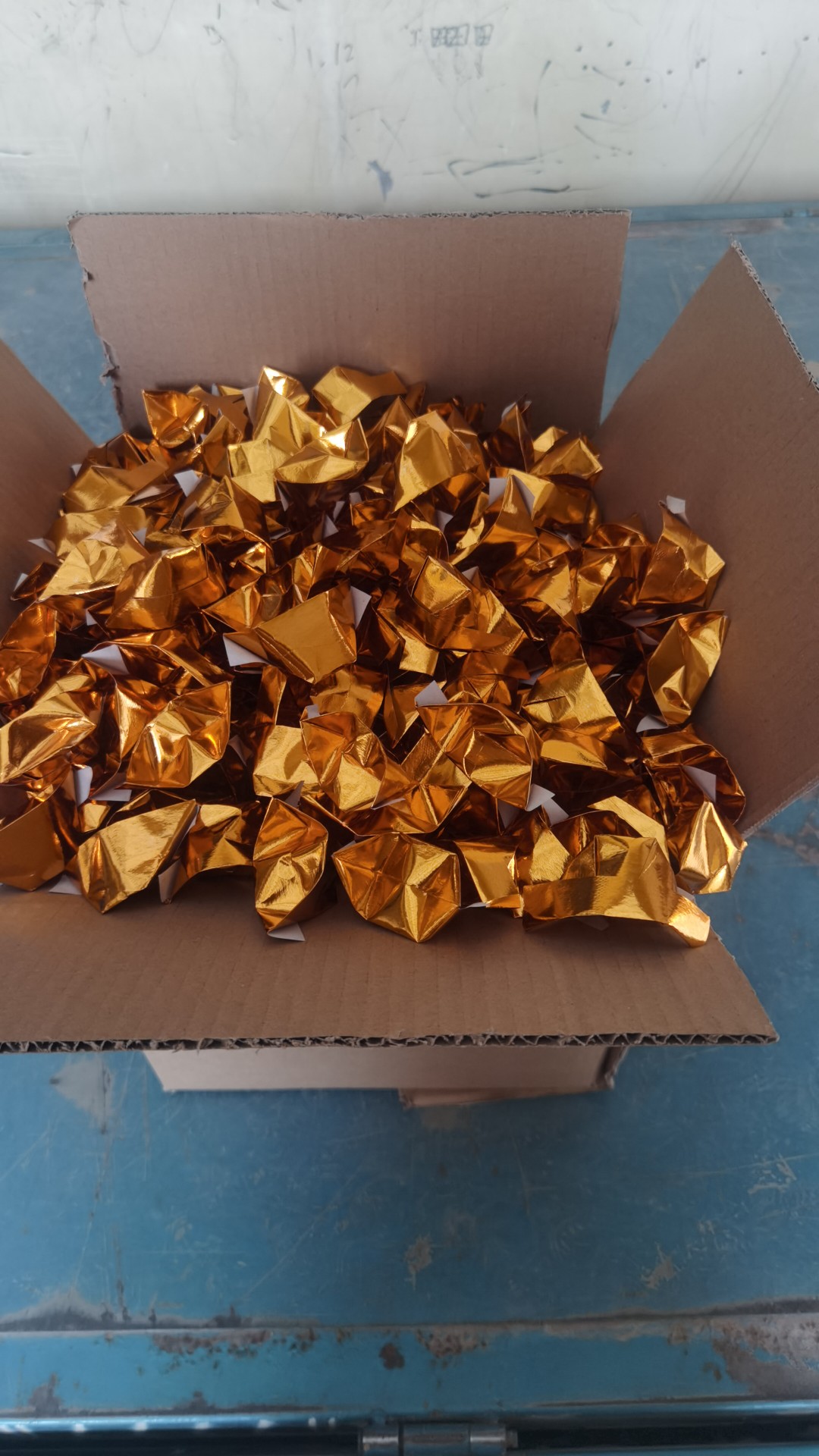 Tin foil gold yuan treasure finished drum up to receive direct use of 8*11 box 500