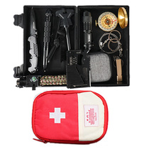 Field survival Doomsday tool box Outdoor survival kit combination Travel first aid kit Self-help equipment Camping