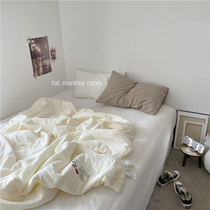 Undyed) Park cotton A type of raw ecological soy bean quilt) Soft and close to the summer quilt by the core Spring and autumn by the winter quilt core