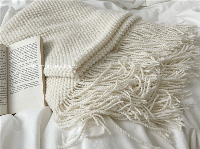 Pineapple Grid Blanket | ins Simple Japanese Versatile Honeycomb Waffle Air Conditioning Blanket Office Nap Blanket_voghion.com