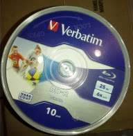 (Jingyu Century) VerbatimBD-R 25GB 6X Printable 10-Pack Blu-ray Disc Blank Disc