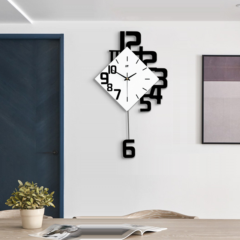 Nordic Home Atmosphere Personality Creative Fashion Clock Bedroom Nordic Home Atmosphere Personality Creative Fashion Clock Bedroom Art Mute Wall Living Room Modern Minimalist