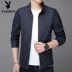 Playboy flagship jacket nam mùa xuân và mùa thu giản dị đồng phục bóng chày nam xu hướng áo khoác nam xu hướng nam - Áo khoác