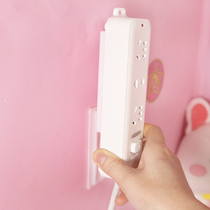 Plug-in fixture wall-mounted wall-mounted storage seamless plug-in row-free punch-free plug-in board socket hanging wall-mounted