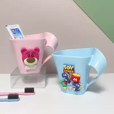 Meng Cartoon creative home cute children wash cup mouthwash Cup tooth jar cup brush tooth Cup wash set couple