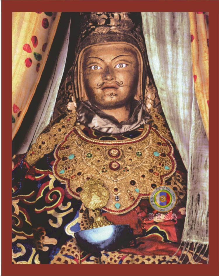 The light of the light of the Sakah is free of the Samyei Temple As I General Lotus Master Bronze version Paper has been kai.