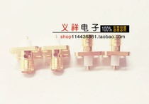 Coaxial connector SMA-KF SMA female head with flange copper gold plated 50 Euro