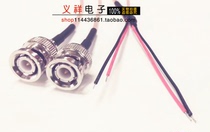 BNC male head with needle to turn the other end leads out two ground wires RG316 wire 50 ohms 10 cm