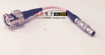 Sensor ultrasonic BNC male to LEMO FFA 00S male connector cable to RG316 double shielded cable