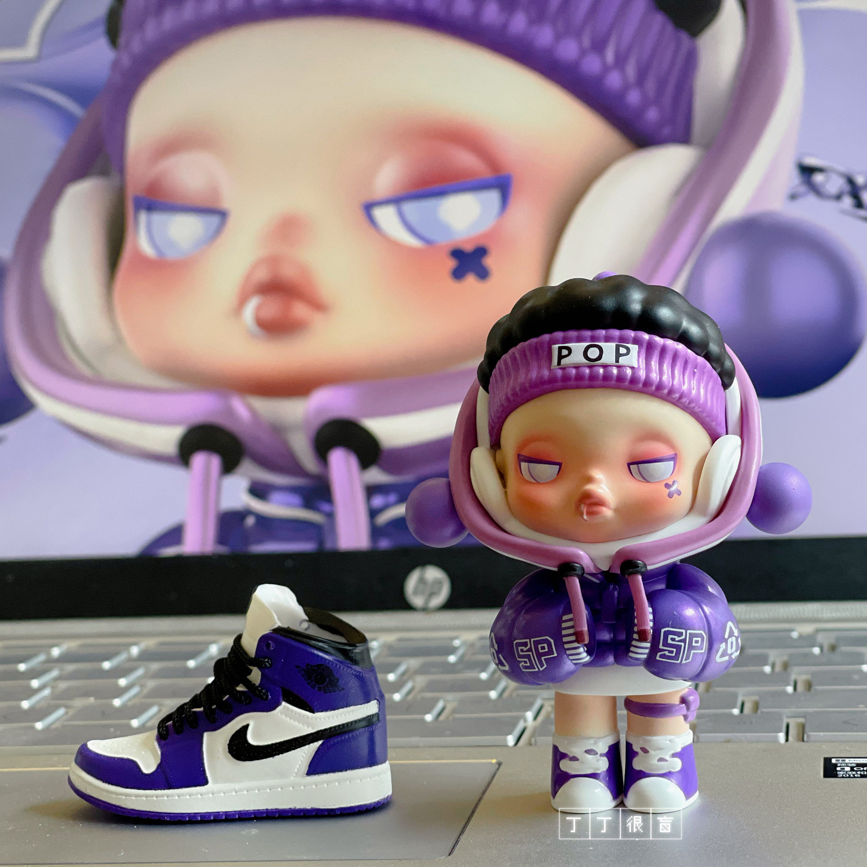 Ding Ding is very blind Skullpanda bear meow boom blind box car air conditioner outlet car pendant custom gift