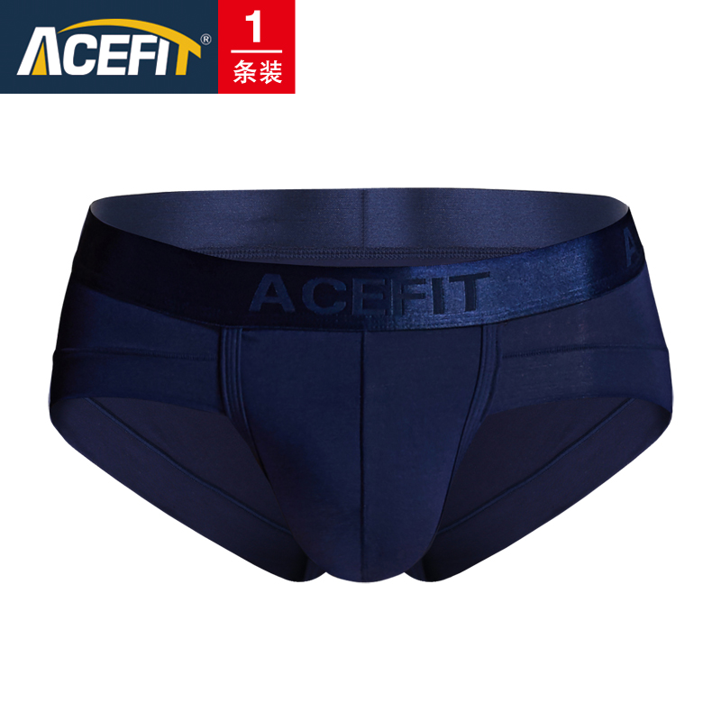 Acefit mens quần lót mens quần tam giác u lồi Modale trung eo trẻ sexy chàng trai thở quần lót.