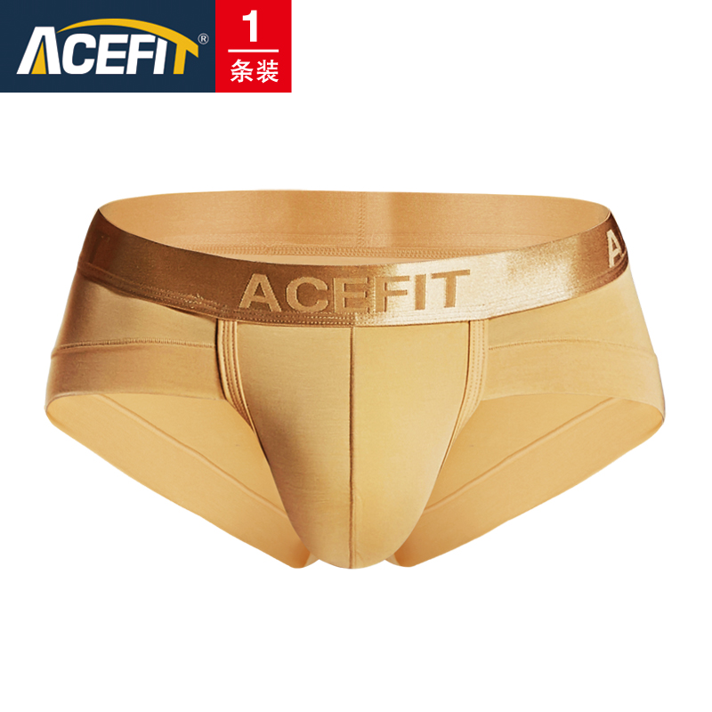 Acefit mens quần lót mens quần tam giác u lồi Modale trung eo trẻ sexy chàng trai thở quần lót.