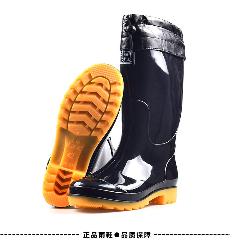 Chaussures - bottes caoutchouc homme pour hiver - semelle tendon - Ref 963602 Image 4